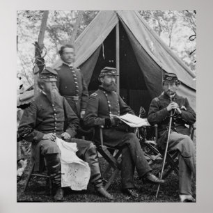 General Sykes and Staff Poster