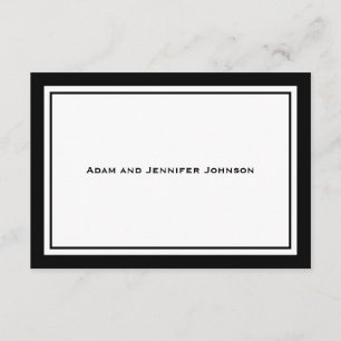 General Thank You Note Cards (Black / White)
