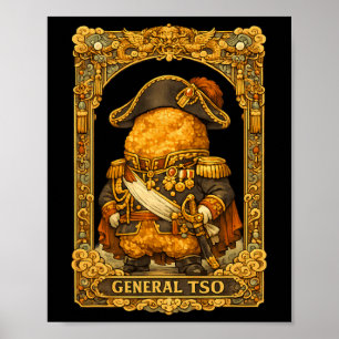 General Tso Chicken Pun Poster