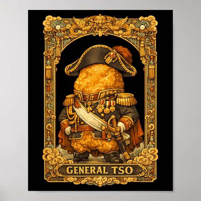 General Tso Chicken Pun  Poster (Front)