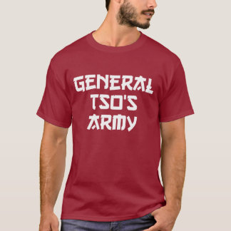 General Tso's Army dark t-shirt