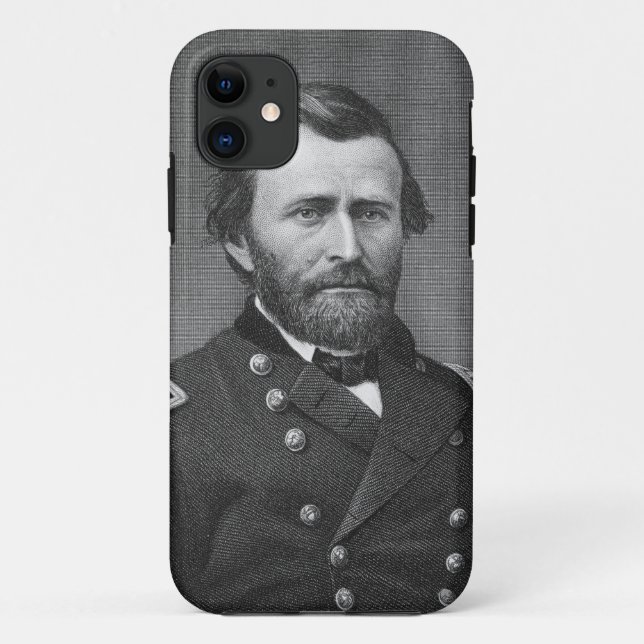 General Ulysses Simpson Grant, engraved after a da Case-Mate iPhone Case (Back)