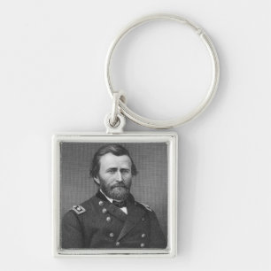 General Ulysses Simpson Grant, engraved after a da Keychain