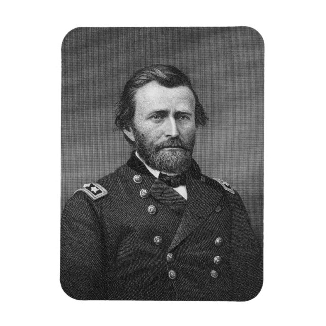 General Ulysses Simpson Grant, engraved after a da Magnet (Vertical)