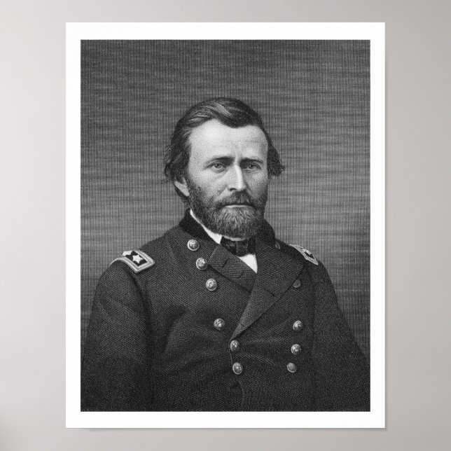 General Ulysses Simpson Grant, engraved after a da Poster (Front)