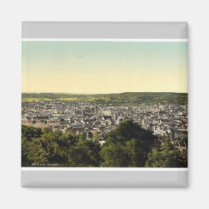 General view, Aachen, the Rhine, Germany classic P Magnet