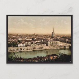 General view from Mount of the Capuchins, Turin, I Postcard