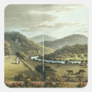 General View from the South and East Fronts of the Square Sticker