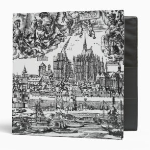 General View of Cologne, 1531 (engraving) (b/w pho Binder