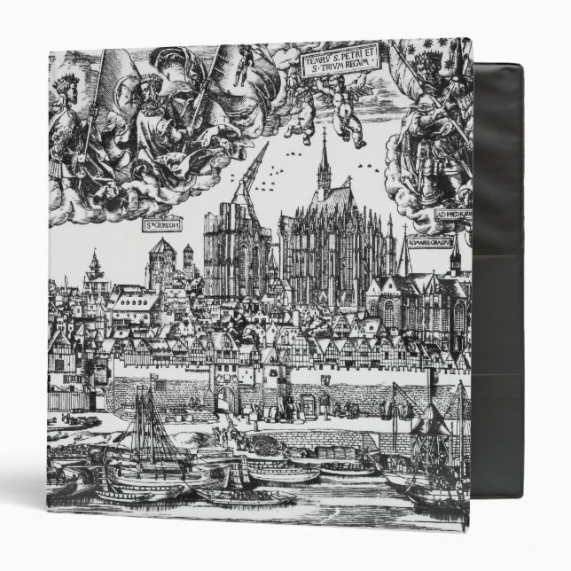 General View of Cologne, 1531 (engraving) (b/w pho Binder (Front/Inside)
