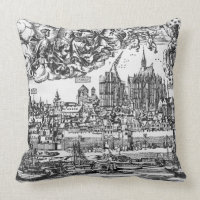 General View of Cologne, 1531 (engraving) (b/w pho