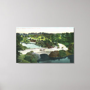 General View of Franklin Park Canvas Print