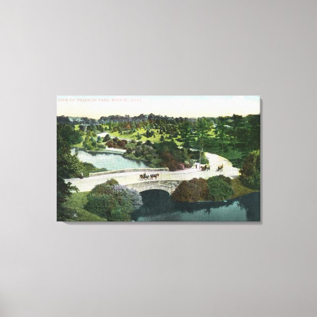 General View of Franklin Park Canvas Print (Front)