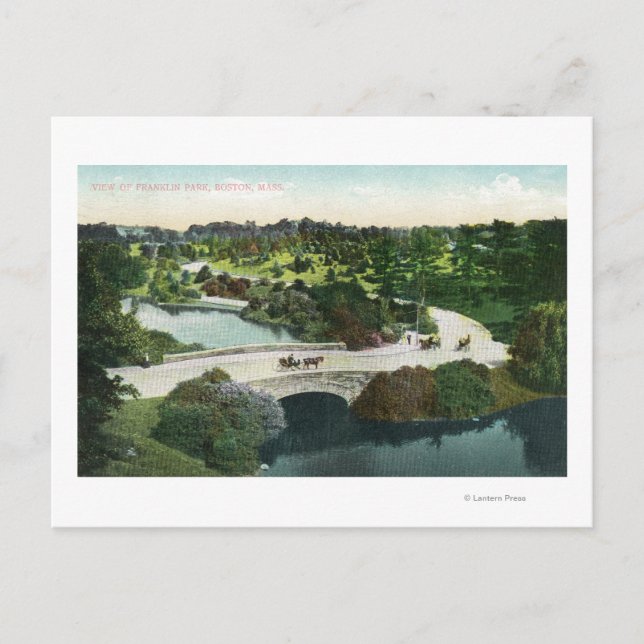 General View of Franklin Park Postcard (Front)