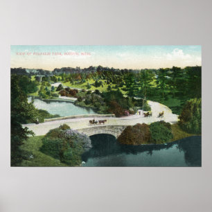 General View of Franklin Park Poster
