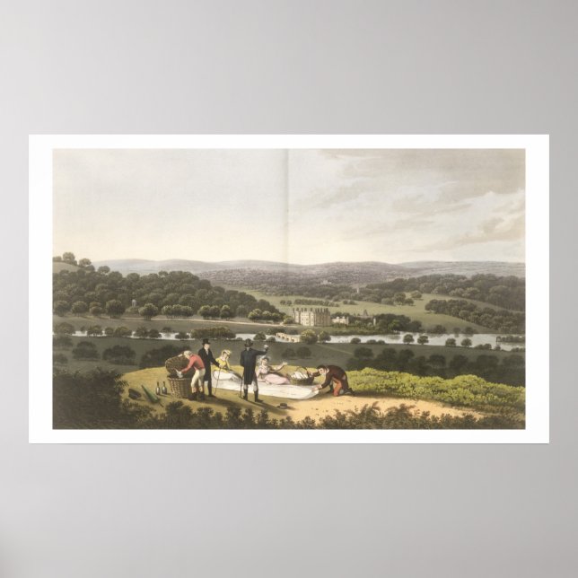 General View of Longleat from the Prospect Hill, f Poster (Front)