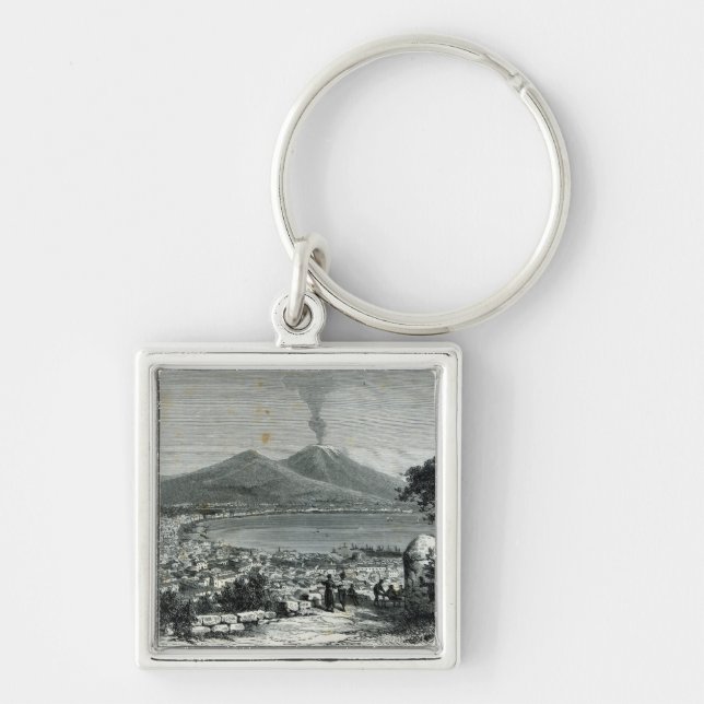 General View of Naples Keychain (Front)