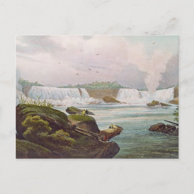 General View of Niagara Falls from Canadian Side Postcard (Front)