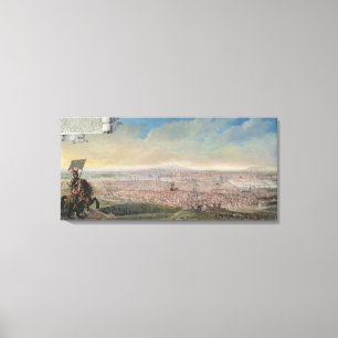 General View of Paris from the Faubourg Canvas Print