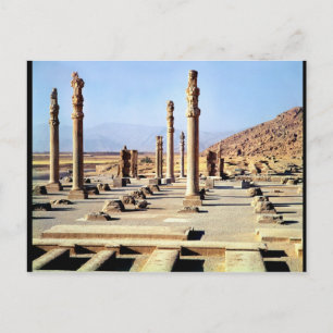 General view of the Apadana  founded c.518 BC Postcard