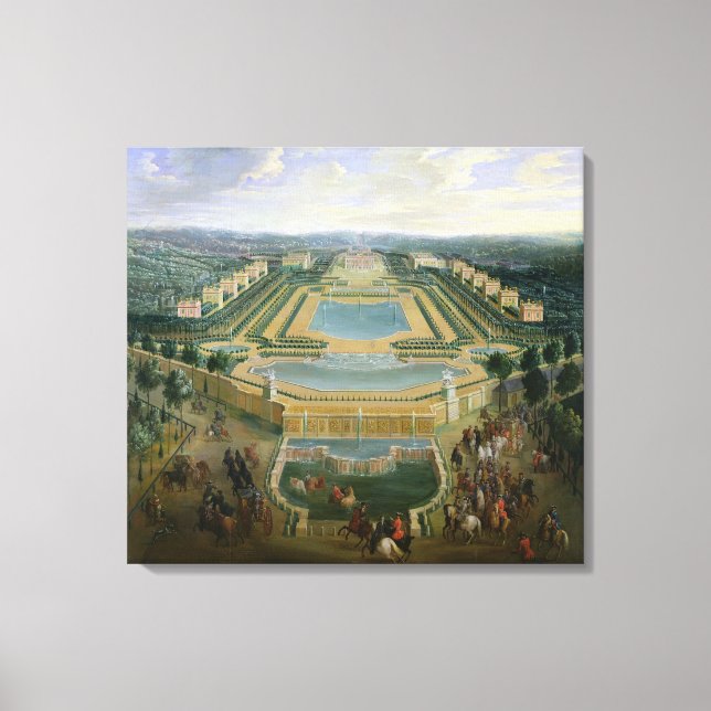 General view of the Chateau Canvas Print (Front)