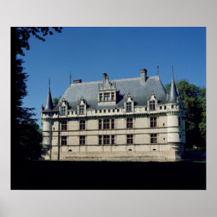 General view of the Chateau d'Azay-le-Rideau Poster