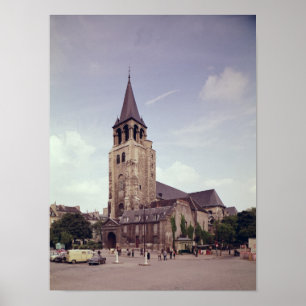 General view of the facade poster