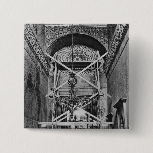 General view of the vestibule 2 inch square button