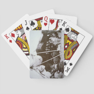General William T. Sherman (1820-91) presides at t Playing Cards
