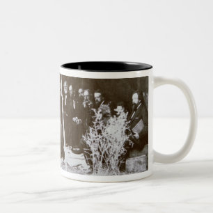 General William T. Sherman (1820-91) presides at t Two-Tone Coffee Mug