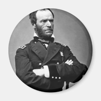 General William Tecumseh Sherman, 1865. Magnet