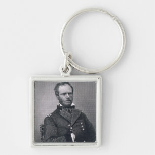 General William Tecumseh Sherman, engraved after a Keychain