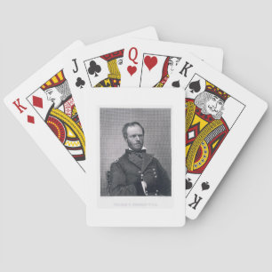 General William Tecumseh Sherman, engraved after a Playing Cards