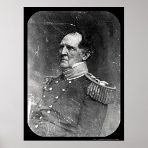 General Winfield Scott Daguerreotype 1849 Poster