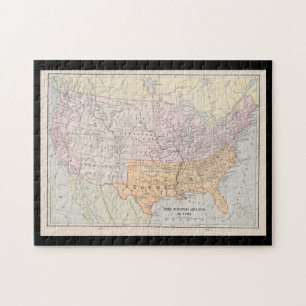 General Winfield Scott's Anaconda plan in 1861, Jigsaw Puzzle