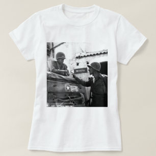 Generaly George S. Patton and Colonel Lyle Bernard T-Shirt