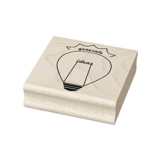 Generate Ideas Rubber Stamp (Stamp)