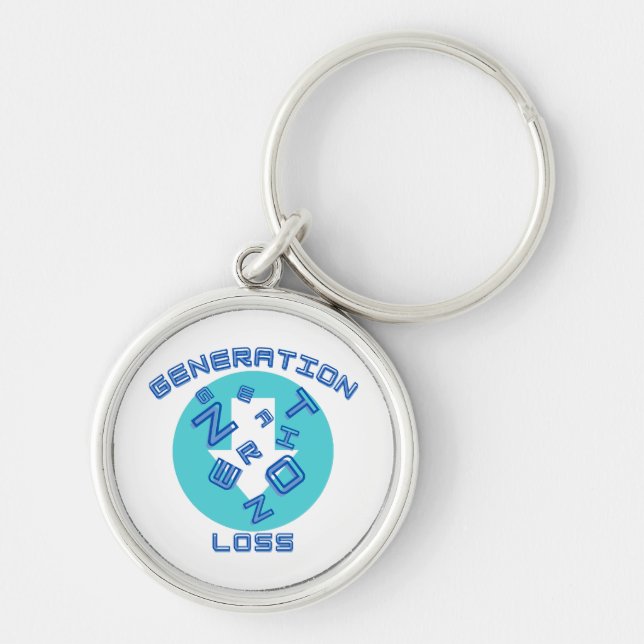 Generation loss  keychain (Front)