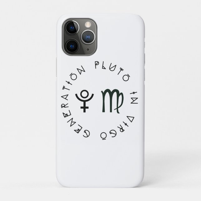 Generation Pluto in  Virgo Astrology Zodiac Case-Mate iPhone Case (Back)