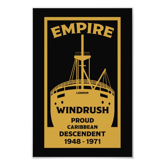 Generation Windrush Black History  Photo Print (Front)