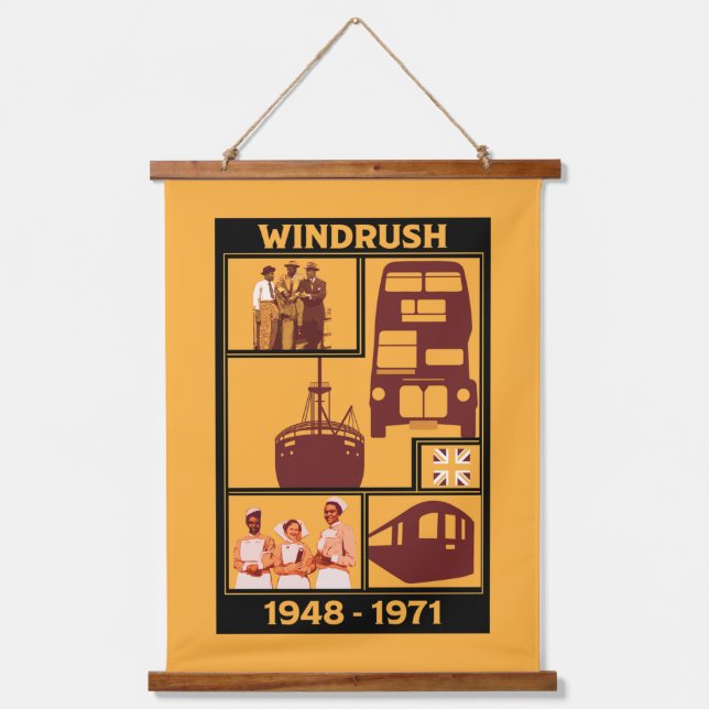 Generation Windrush British History   Hanging Tapestry (Front)