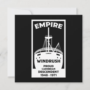 Generation Windrush T-Shirt Card