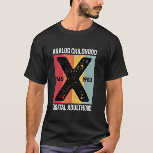 Generation X 1965-1980 Gen X Women Men Vintage Gen T-Shirt