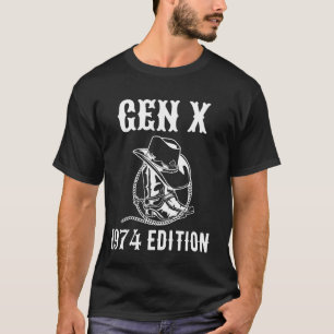 Generation X 1974 Edition Gen X Cowboy Mens Christ T-Shirt