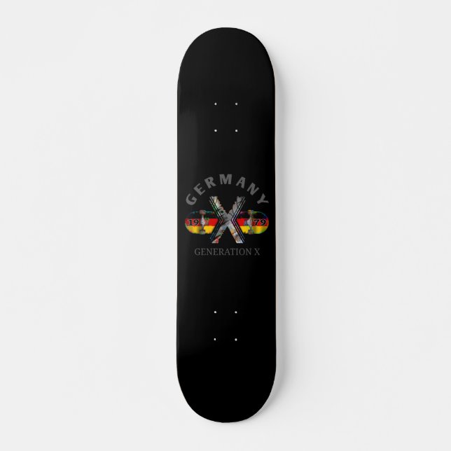 Génération X Allemagne 1979 Skateboard (Devant)