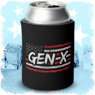 Generation X American Flag Proud Gen Xer Gen X Can Cooler