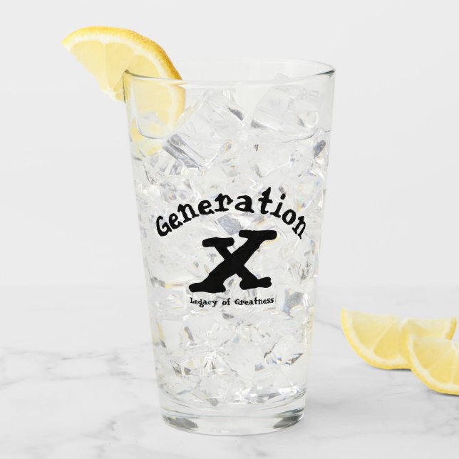 Generation X Glass Cup (Front Ice)