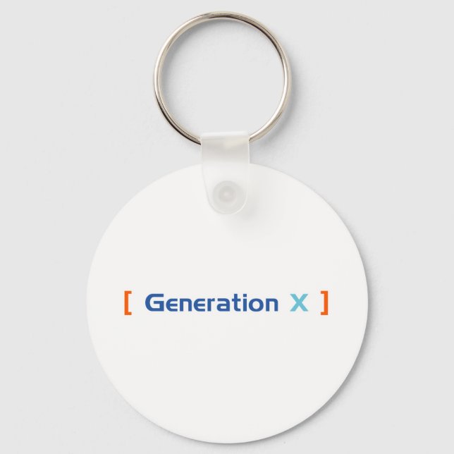 Generation X Keychain (Front)