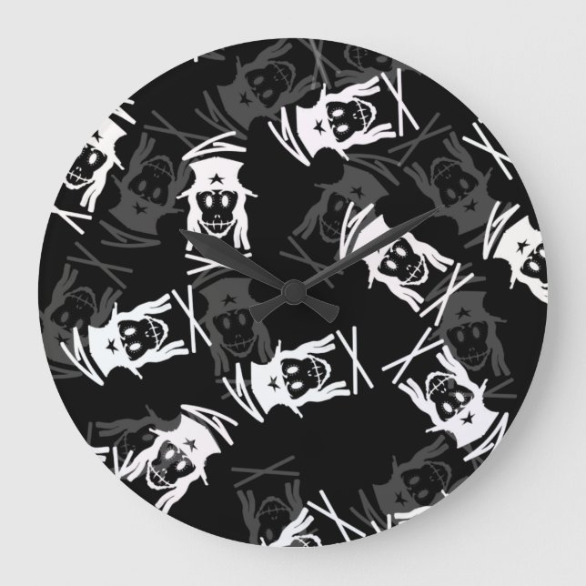 Generation X Pattern Large Clock (Front)