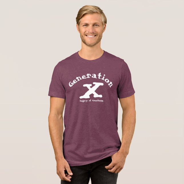 Generation X T-Shirt Tri-Blend Shirt (Front Full)